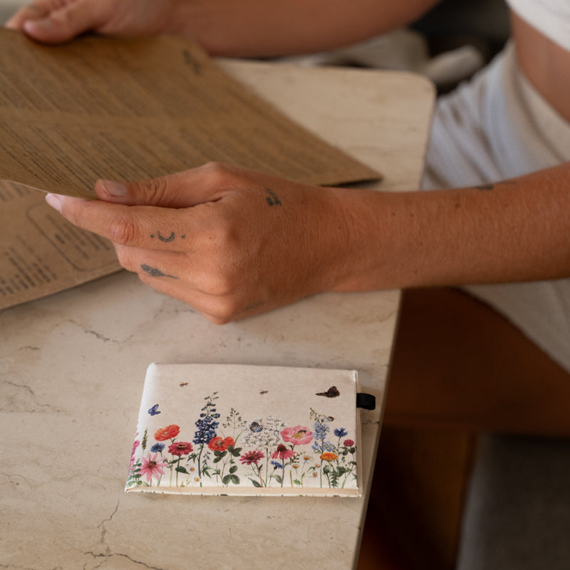 Paprcuts RFID Wallet Blumenwiese Portemonnaie bunt Tyvek