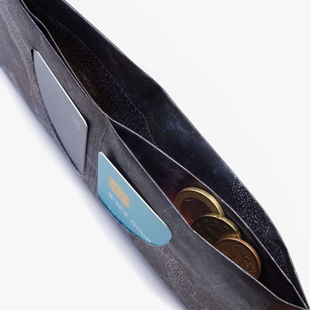 Paprcuts RFID Wallet Galactic Whale Portemonnaie Schwarz RFID-Schutz