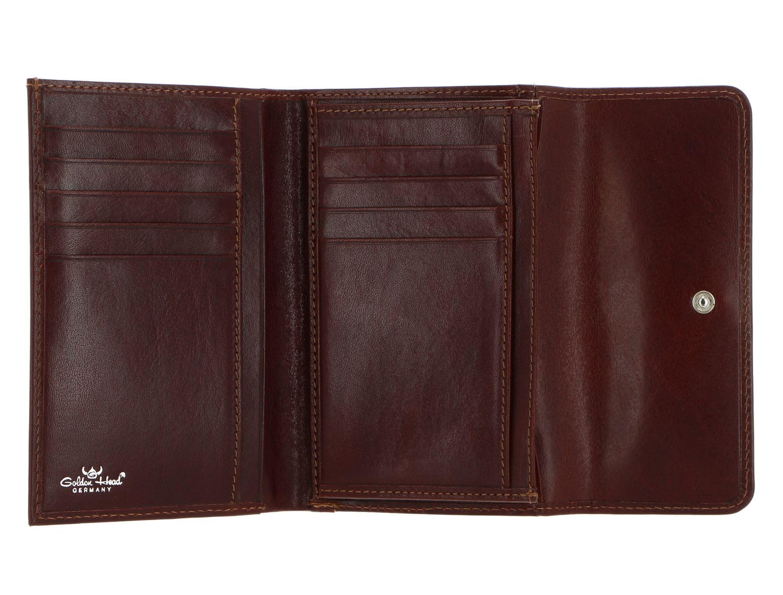 Golden Head Colorado Damenbörse 14 cm tabacco Leder