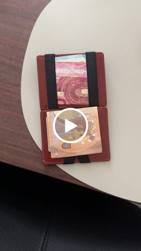 Jaimie Jacobs Flap Boy AirTag Vegan Geldbörse Schwarz Münzfach