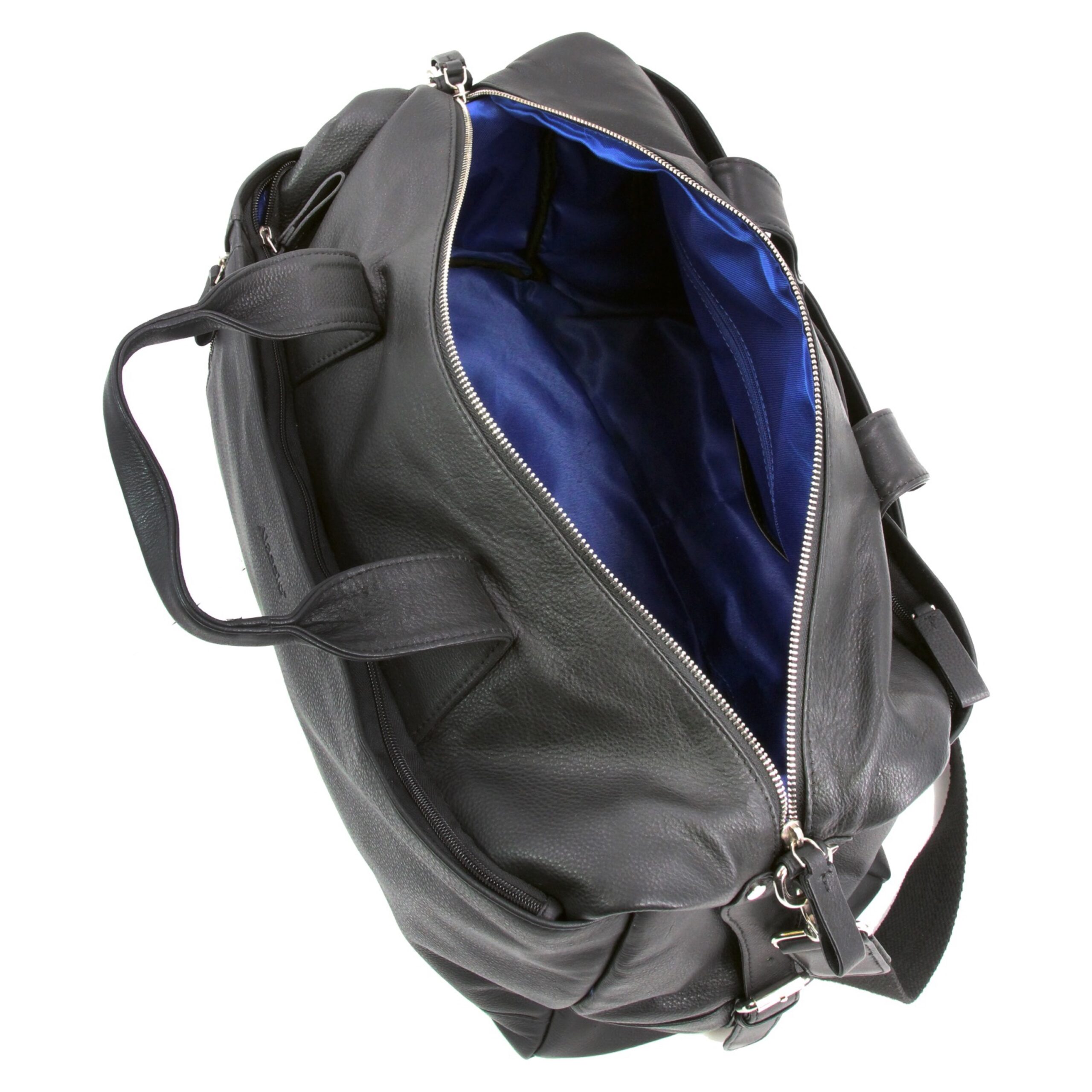 Alumaxx Toro Weekender Reisetasche Schwarz Leder 50 cm