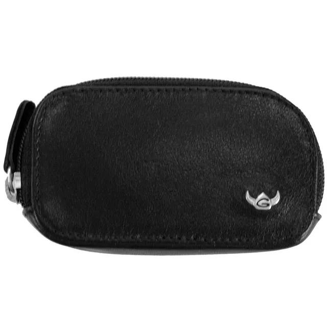 Golden Head Polo Zipped Key Case Schlüsselmäppchen schwarz Leder