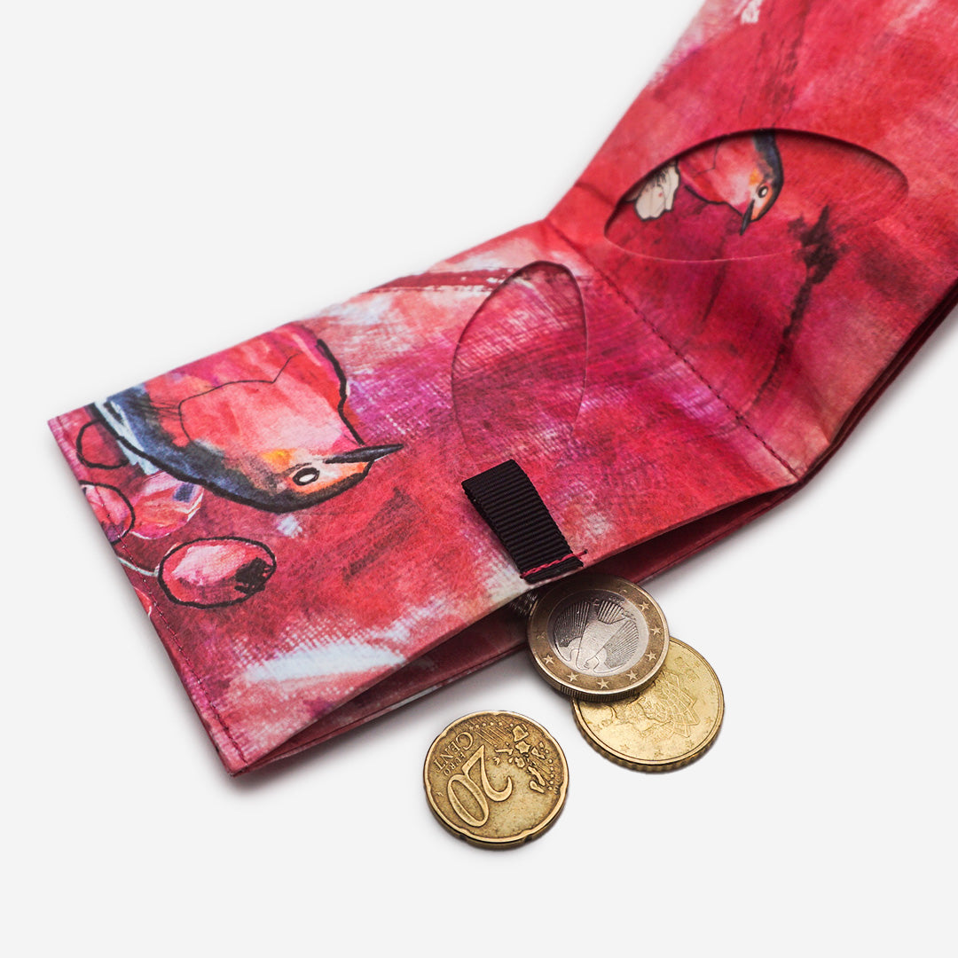 Paprcuts RFID PRO Wallet Curious Redbreast Geldbeutel RFID vegan