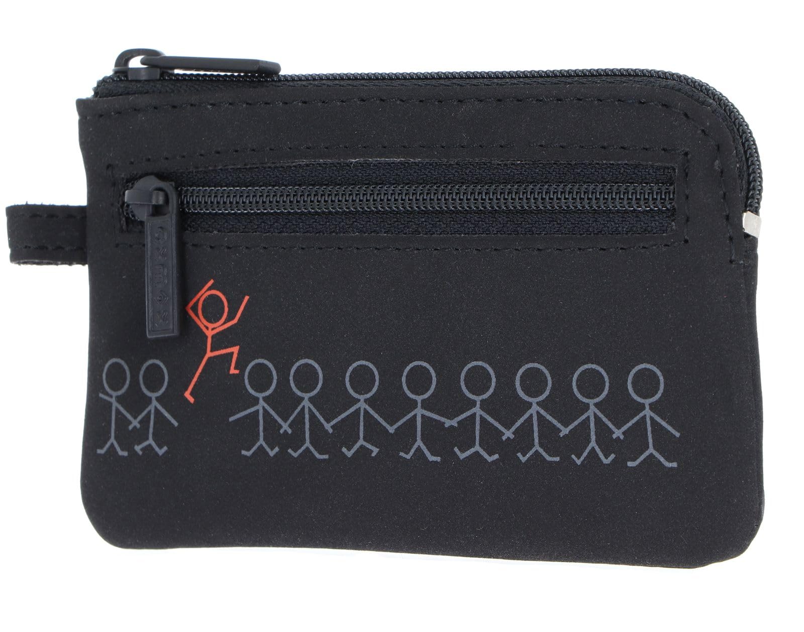 oxmox New Cryptan Keyholder Schlüsselmäppchen Jumping Jack Grey Black