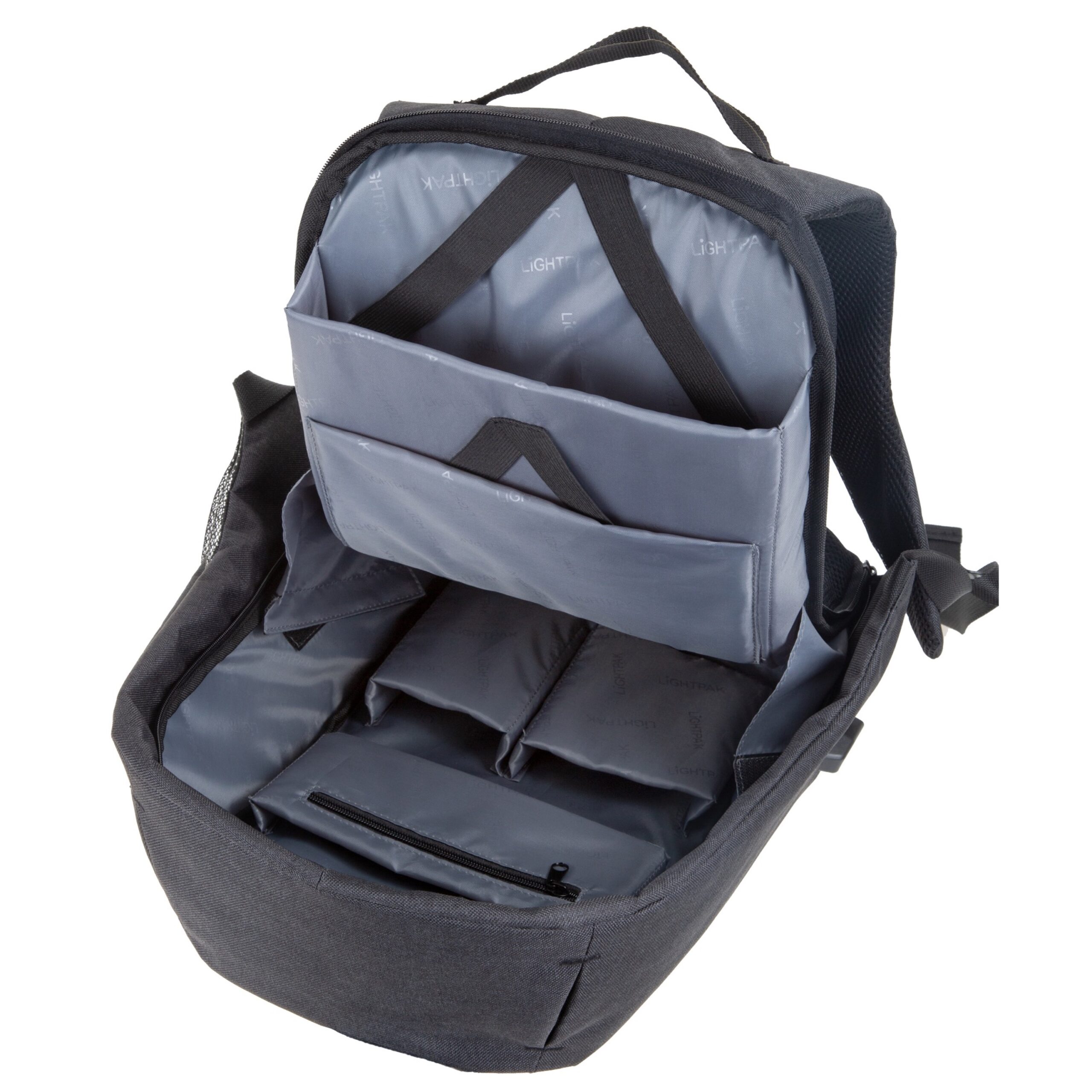 Alumaxx Safebag Rucksack Laptop 15 Zoll Anthrazit USB