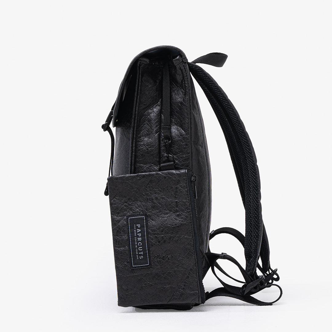 Paprcuts Kyoto Rucksack Just Black 11L 16 Zoll Laptopfach