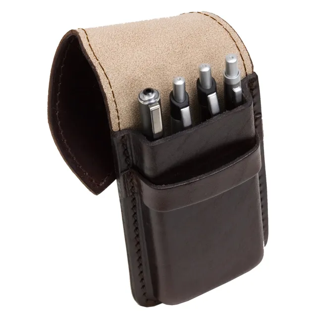 Alumaxx Stifteetui Etui braun für 4 Stifte