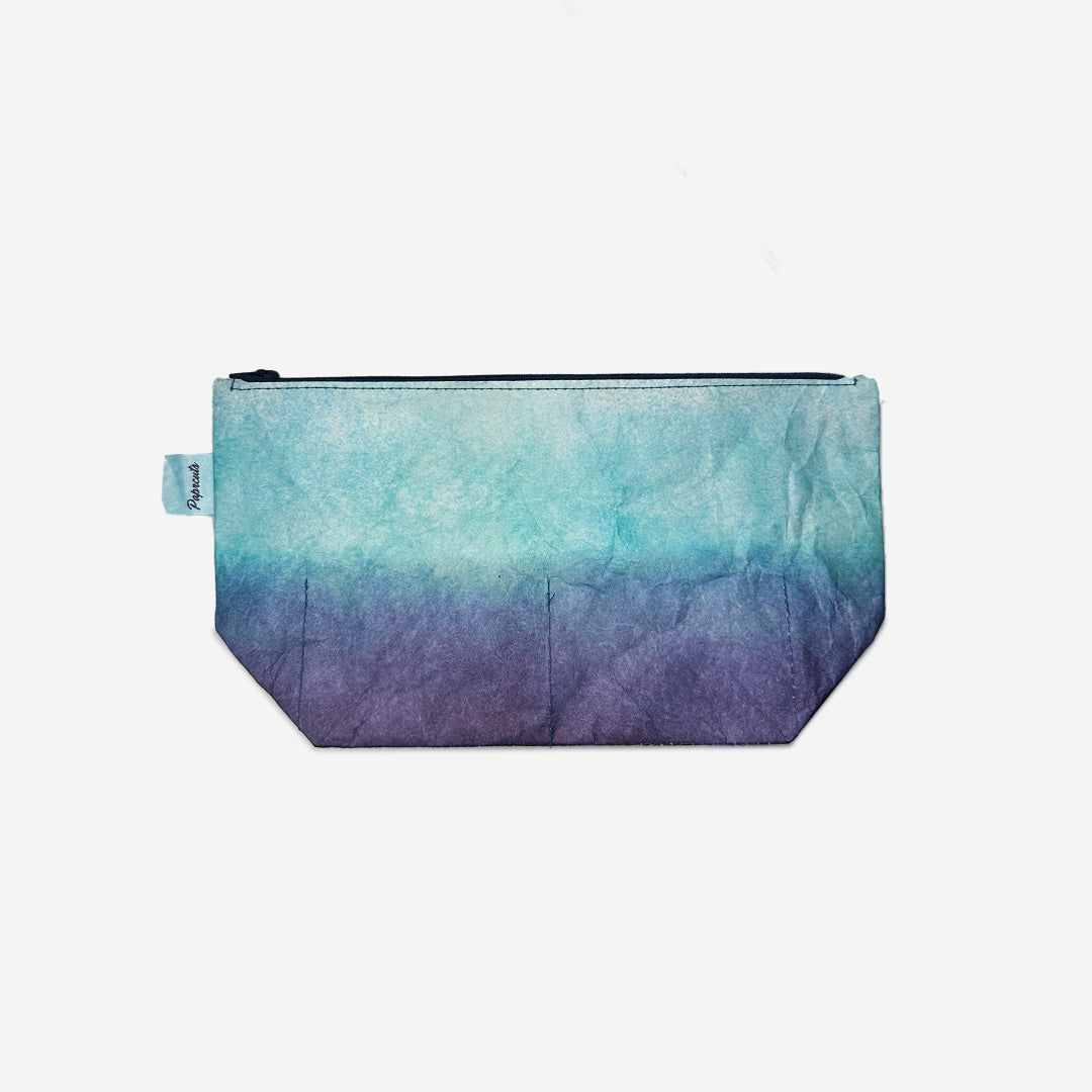 Paprcuts Blue Lagoon Kulturbeutel Blau Beige Tyvek leicht