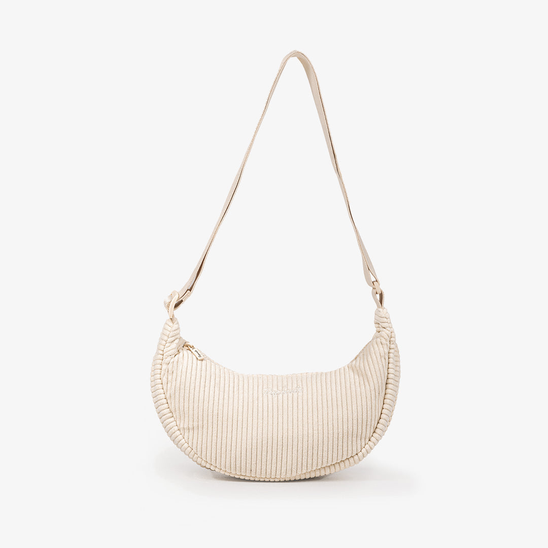 Paprcuts Valencia Roundbag Cord Off-White vegan