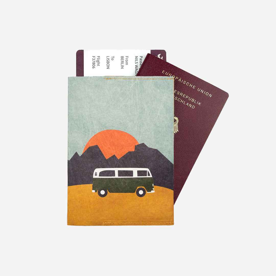 Paprcuts Vanlife Roadtyping RFID Reisepasshülle Tyvek