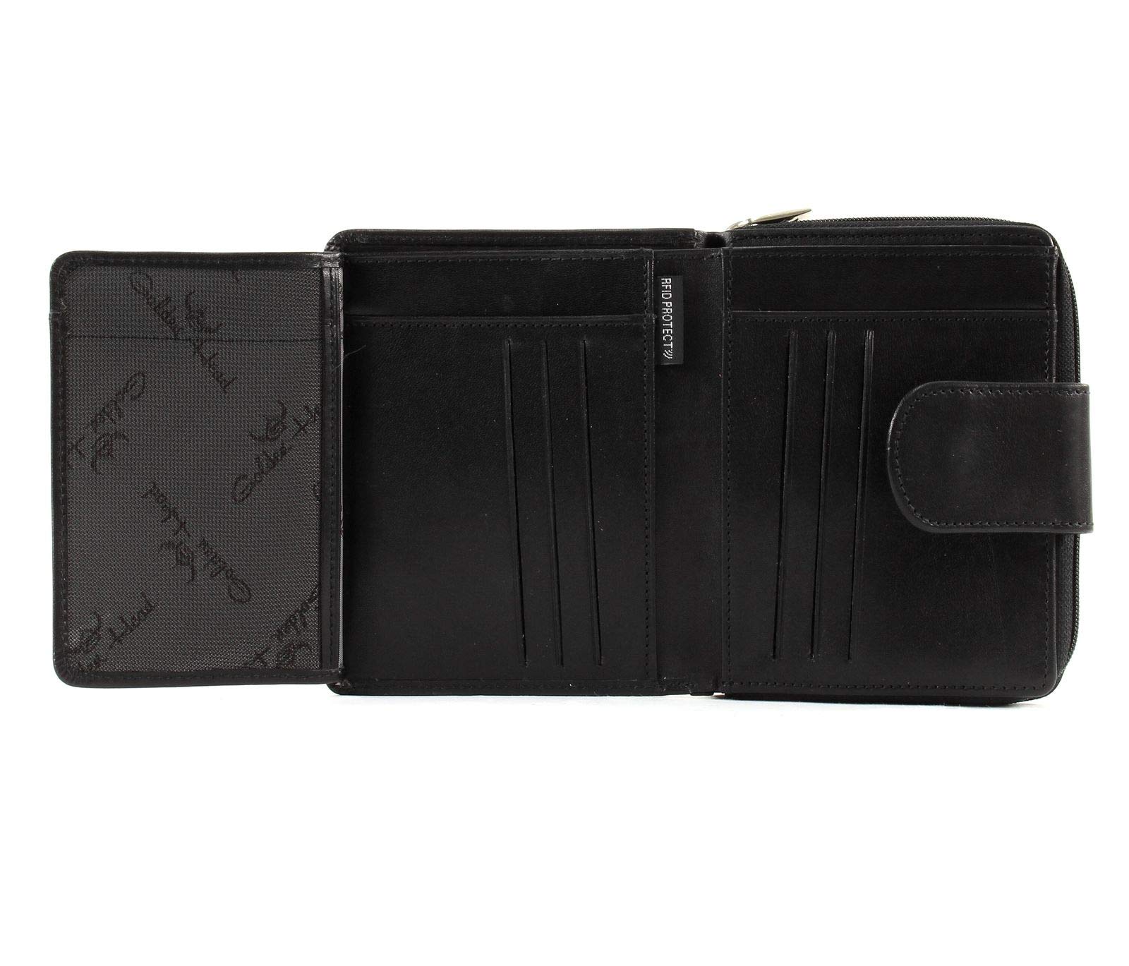Golden Head Colorado Scheintasche Leder schwarz 12 cm