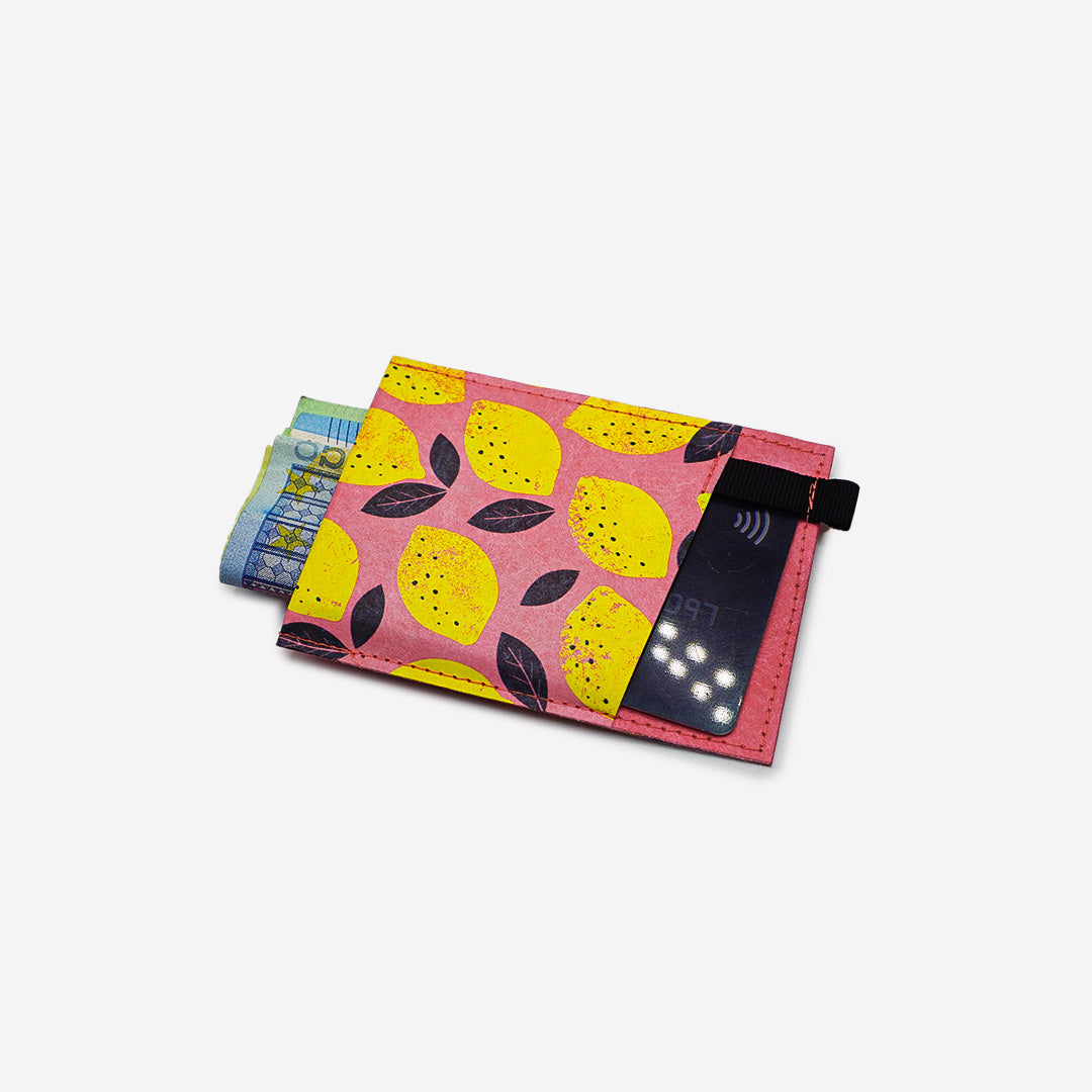 Paprcuts RFID PRO Pink Lemon Portemonnaie rosa Tyvek RFID