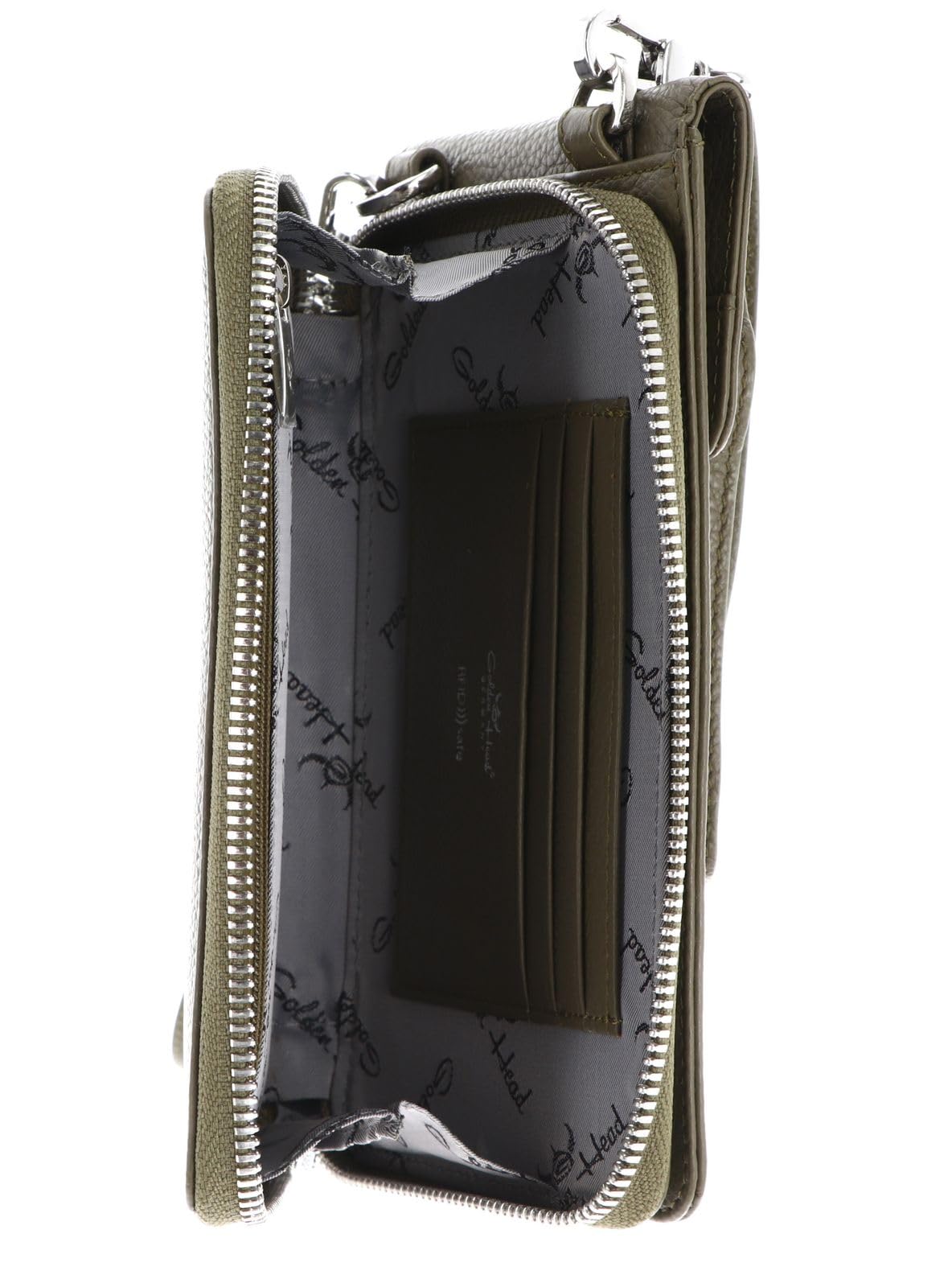 Golden Head Palma 4045 Handytasche Oliv Leder RFID