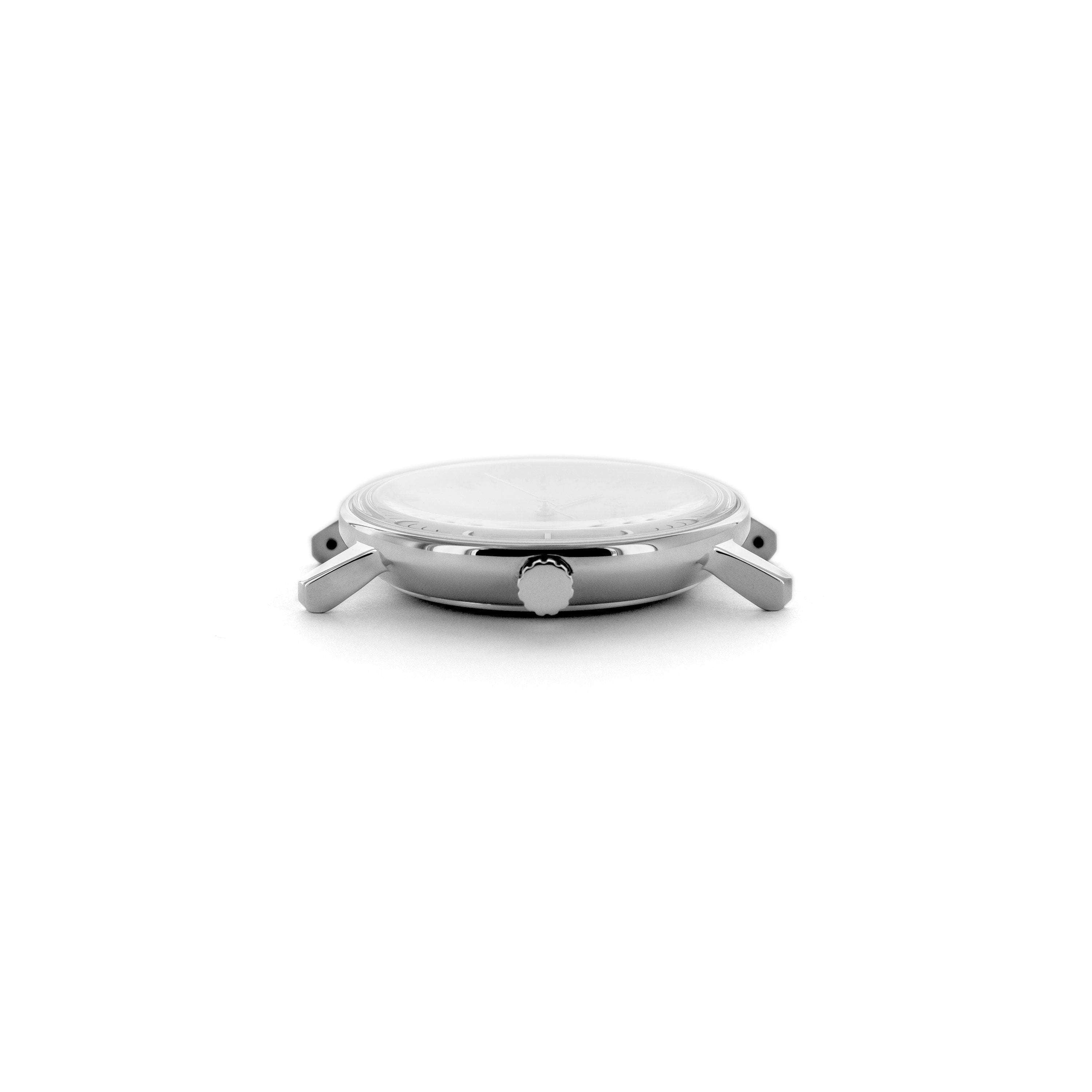 Jaimie Jacobs Watch Lehel Sunrise Uhr Silber 42mm Leder