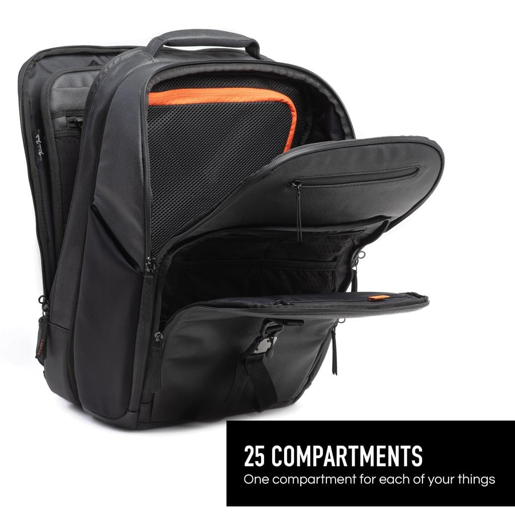 Jaimie Jacobs Backpack Rucksack 20-30L Laptopfach 16,1 Zoll