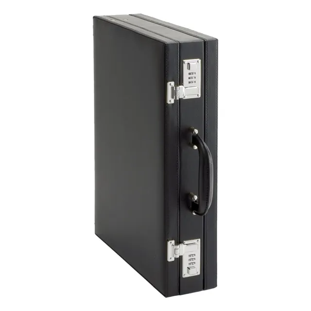 Alumaxx Ponte Attachékoffer Schwarz Kunstleder