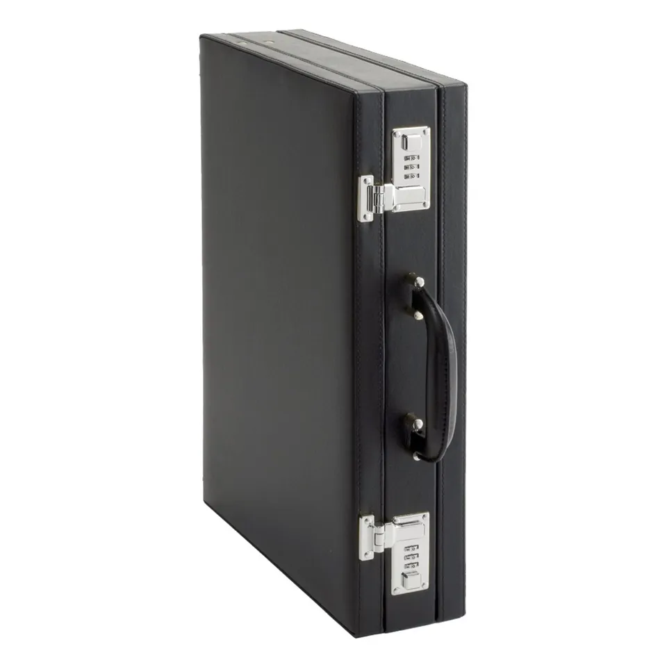 Alumaxx Ponte Attachékoffer Schwarz Kunstleder
