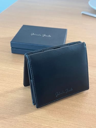 Jaimie Jacobs Slimstar Wallet Black großes Münzfach RFID