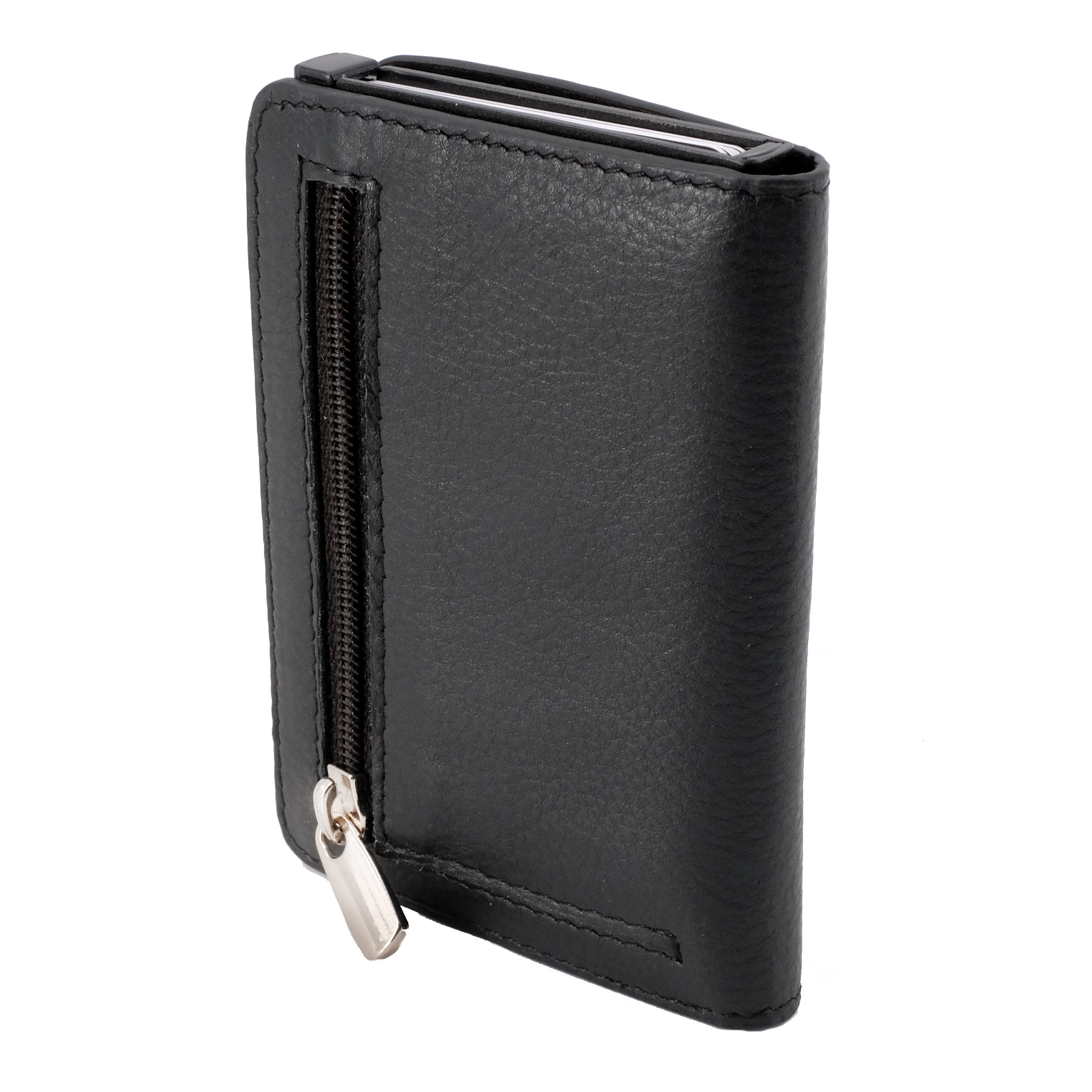 Alumaxx Clicksafe SLIM Börse RFID Münzfach Schwarz