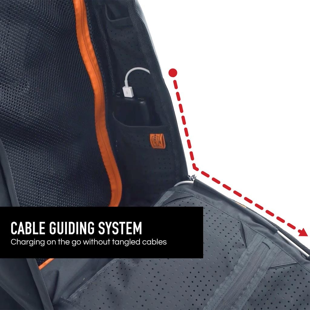 Jaimie Jacobs Backpack Rucksack 20-30L Laptopfach 16,1 Zoll