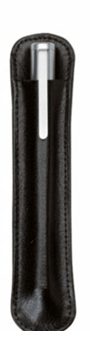 Alumaxx Schreibgeräteetui Leder schwarz 1 Stift