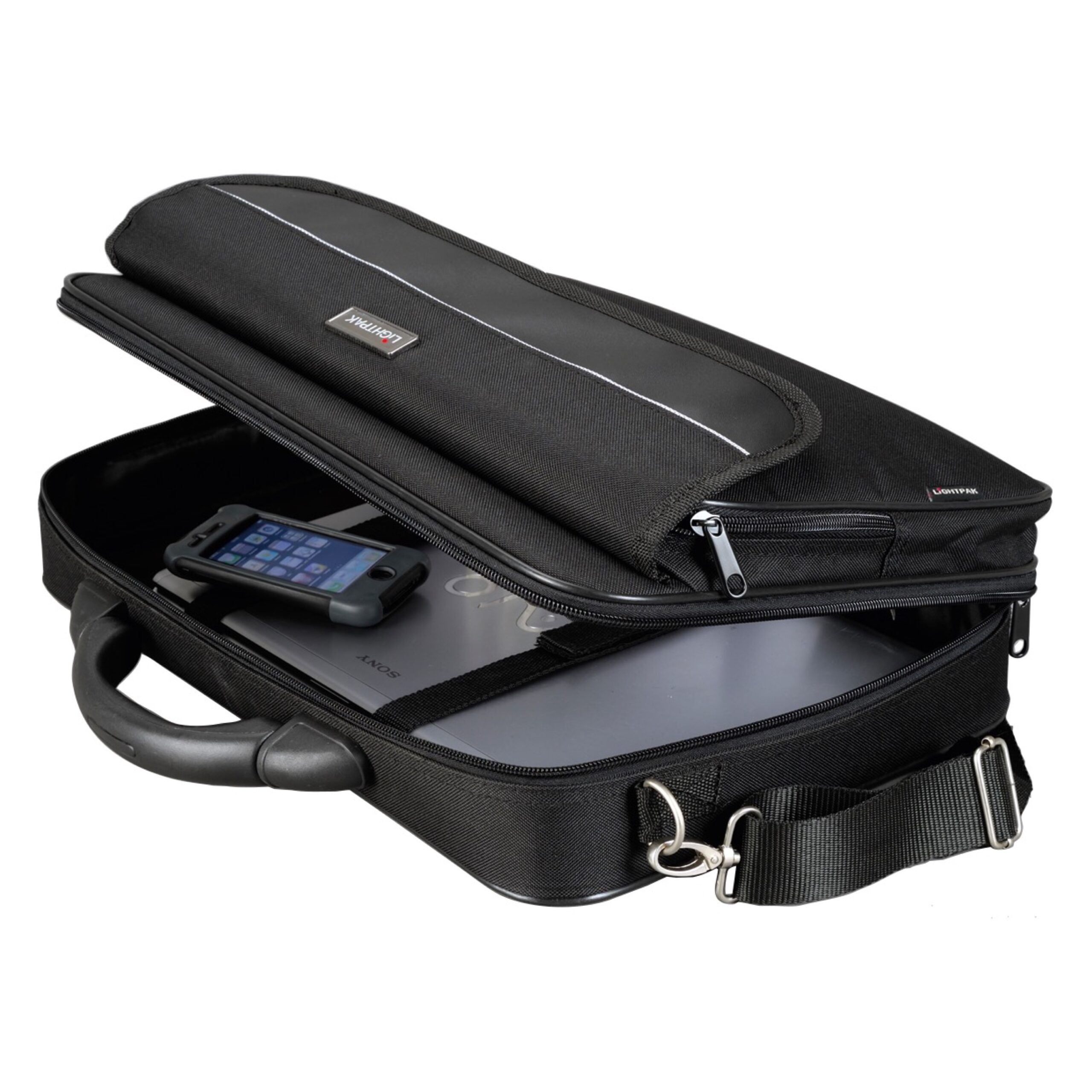 Alumaxx Elite S Laptoptasche 15 Zoll Schwarz gepolstert