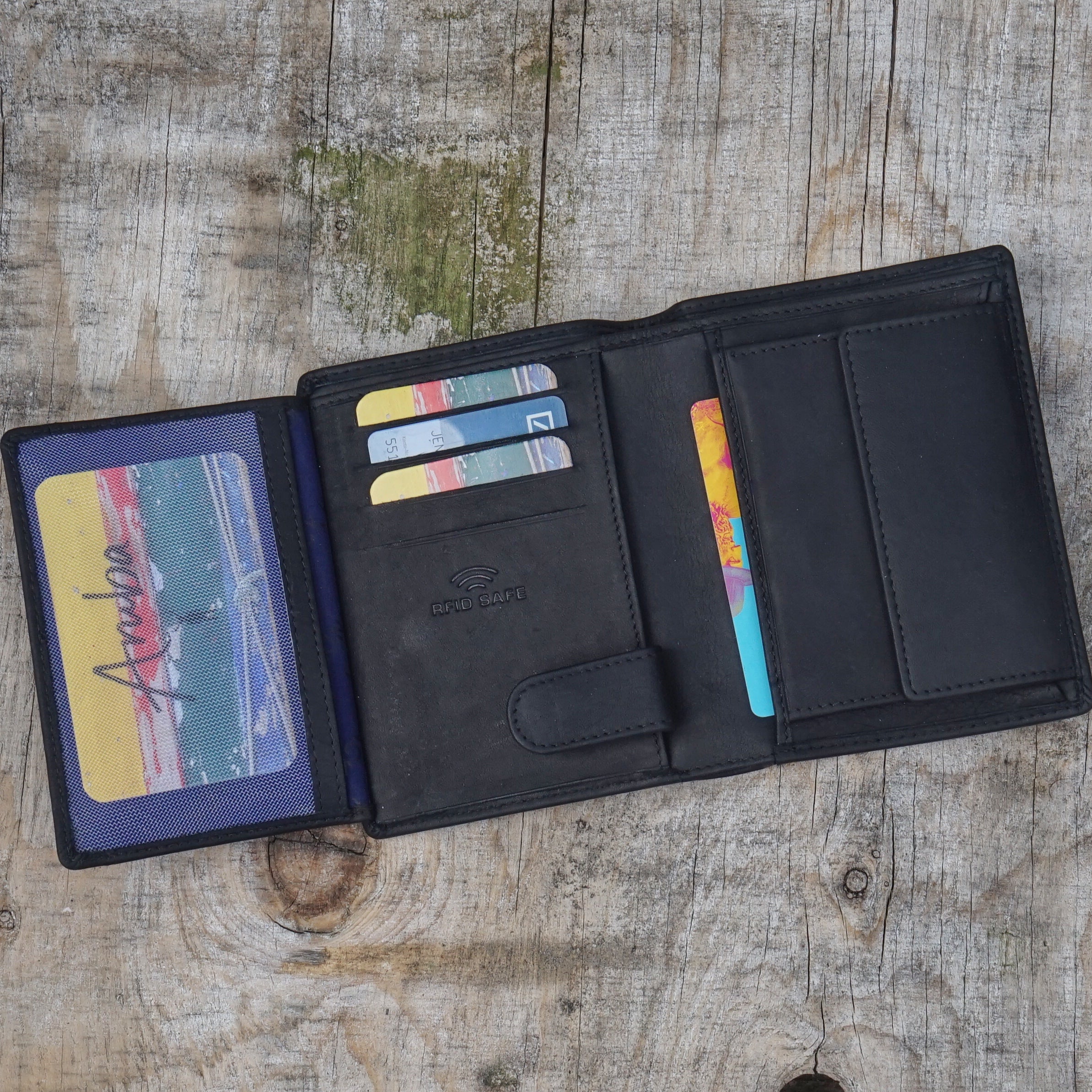 Jack Kinsky Aruba 100 Herrenbörse Schwarz mit RFID
