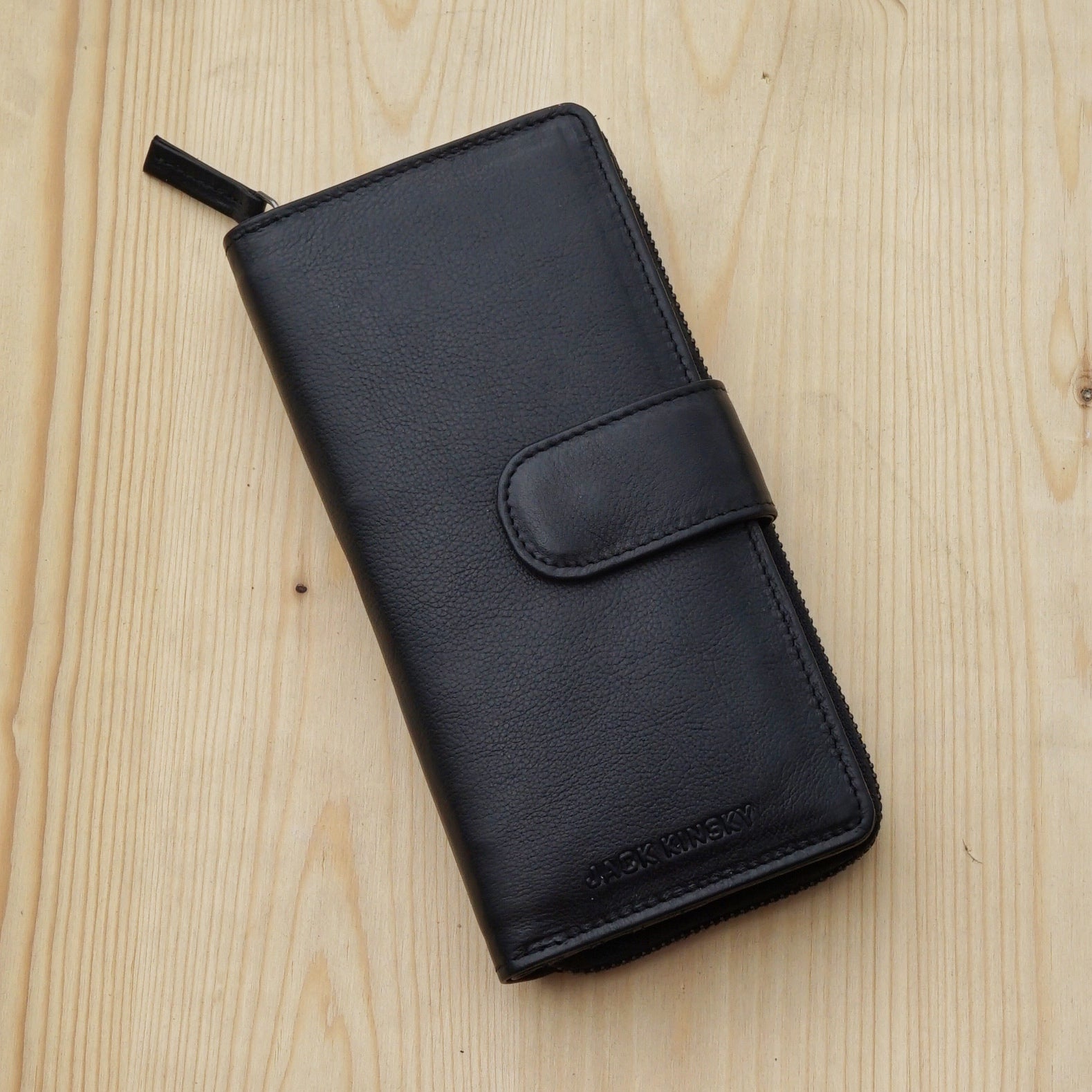Jack Kinsky Livorno 1026 Langebörse Schwarz 29 Karten