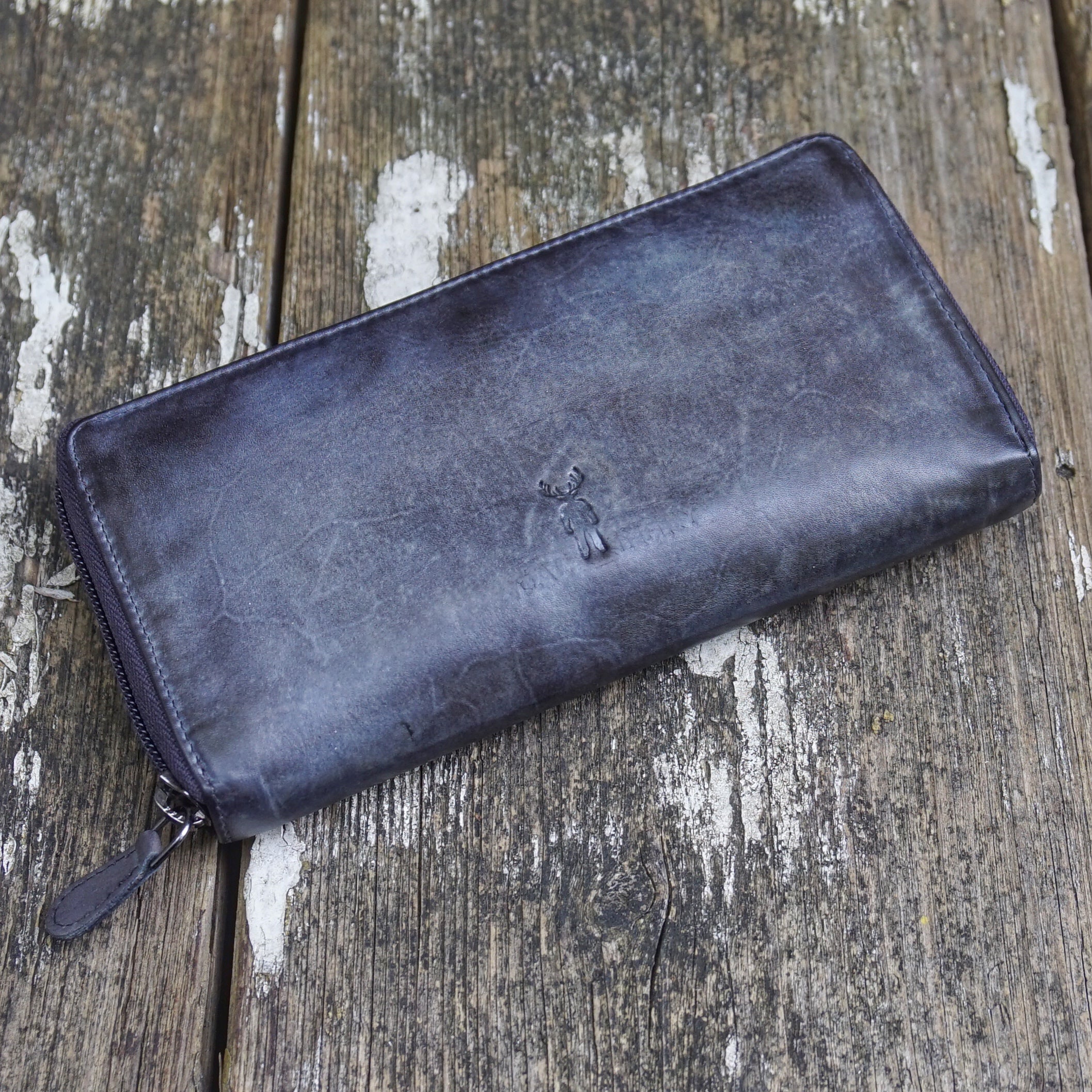 Jack Kinsky Nelson 1018 Langbörse Cognac mit RFID