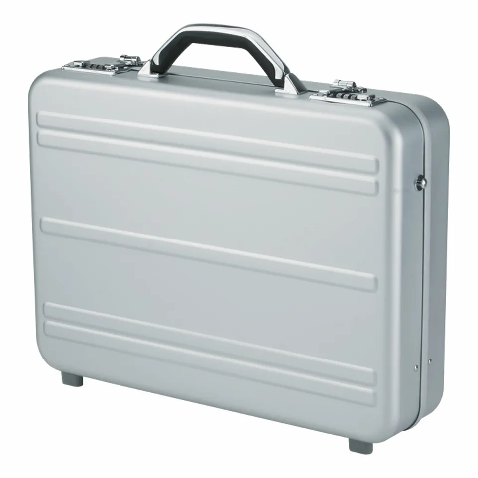 Alumaxx Mercato Laptop-Attachékoffer silber Aluminium 17 Zoll