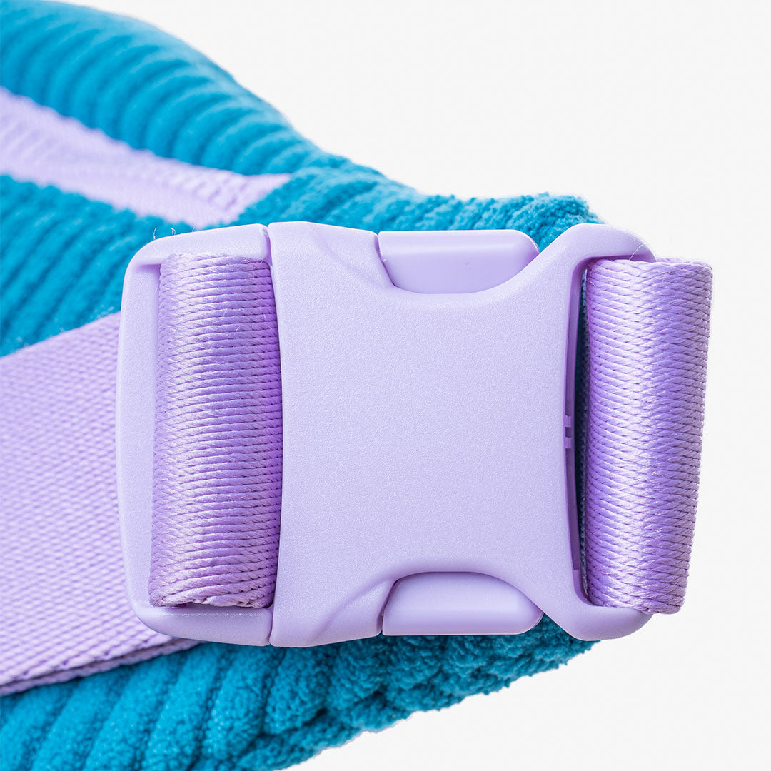 Paprcuts Capri Bauchtasche Violet Petrol Cord Vegan 33 cm