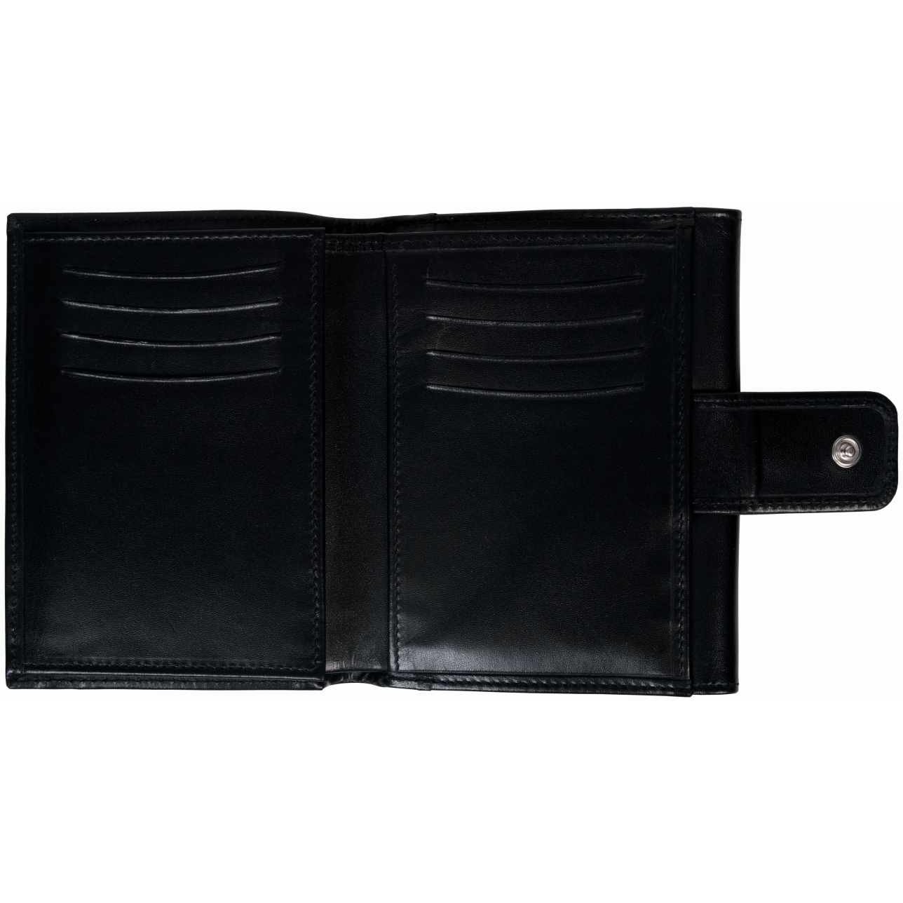 Golden Head Cervino Damenbörse Leder schwarz 12 cm
