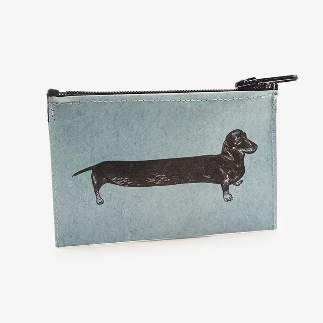 Paprcuts Münzbörse Sausage Dog Münzbeutel Tyvek RFID