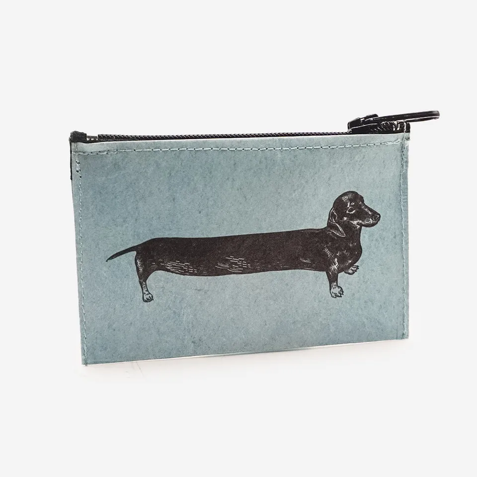 Paprcuts Münzbörse Sausage Dog Münzbeutel Tyvek RFID