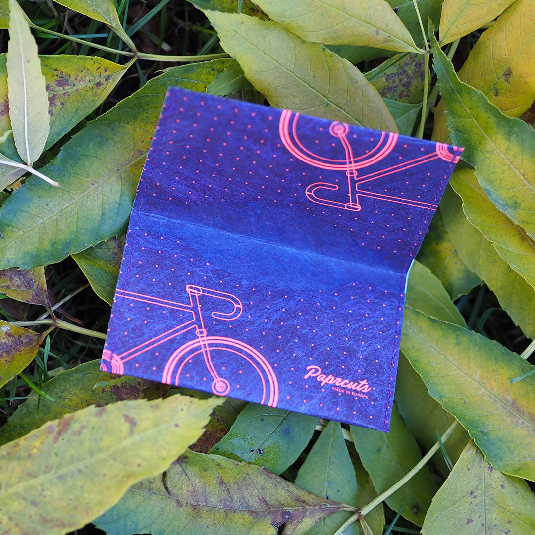 Paprcuts RFID Kartenhalter Bike Kartenetui blau Tyvek vegan