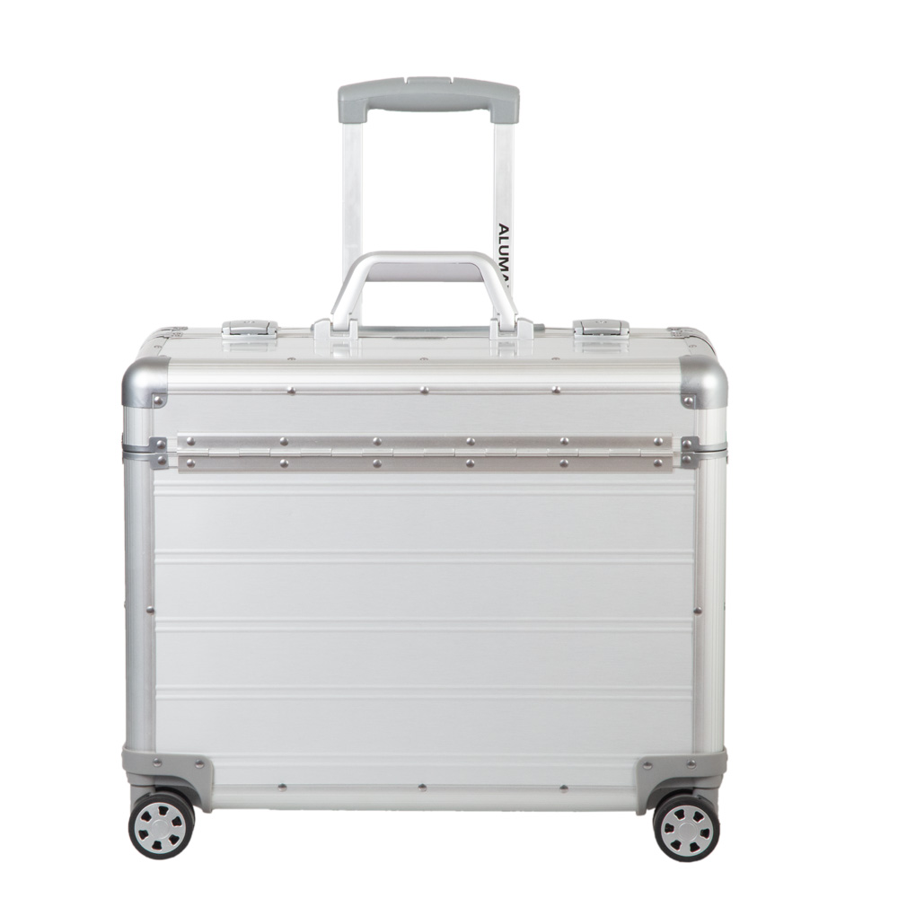 Alumaxx Pandora 45168 Pilotenkoffer Alu silber matt 14 Zoll