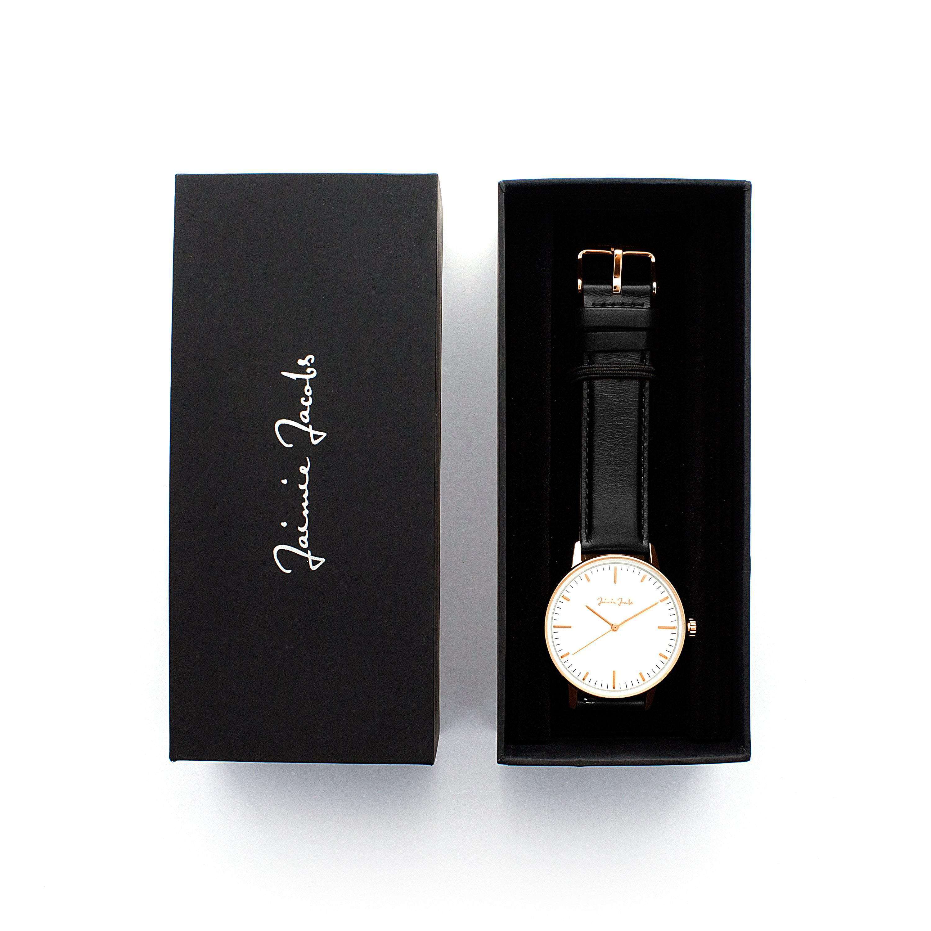 Jaimie Jacobs Watch Lehel Sunrise Uhr Silber 42mm Leder