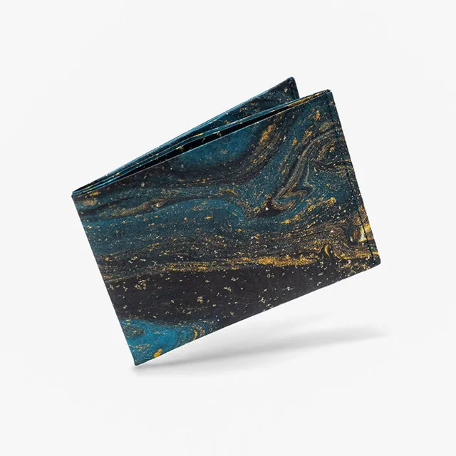 Paprcuts RFID Wallet Saphire Marble Portemonnaie schwarz