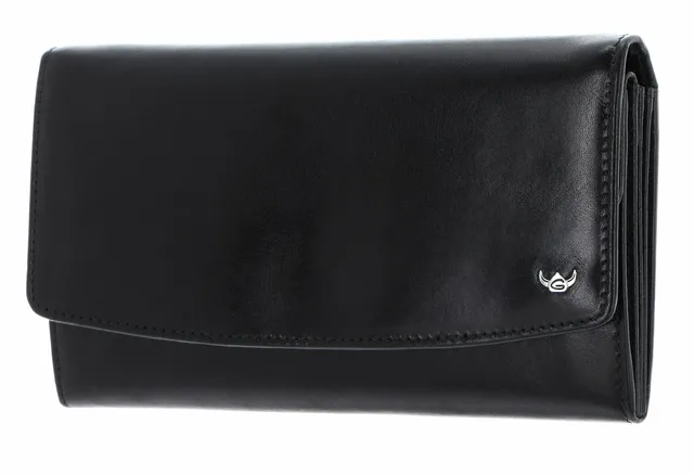 Golden Head Colorado 2823 Damenbörse Schwarz RFID Leder
