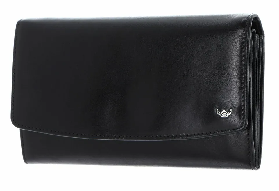 Golden Head Colorado 2823 Damenbörse Schwarz RFID Leder