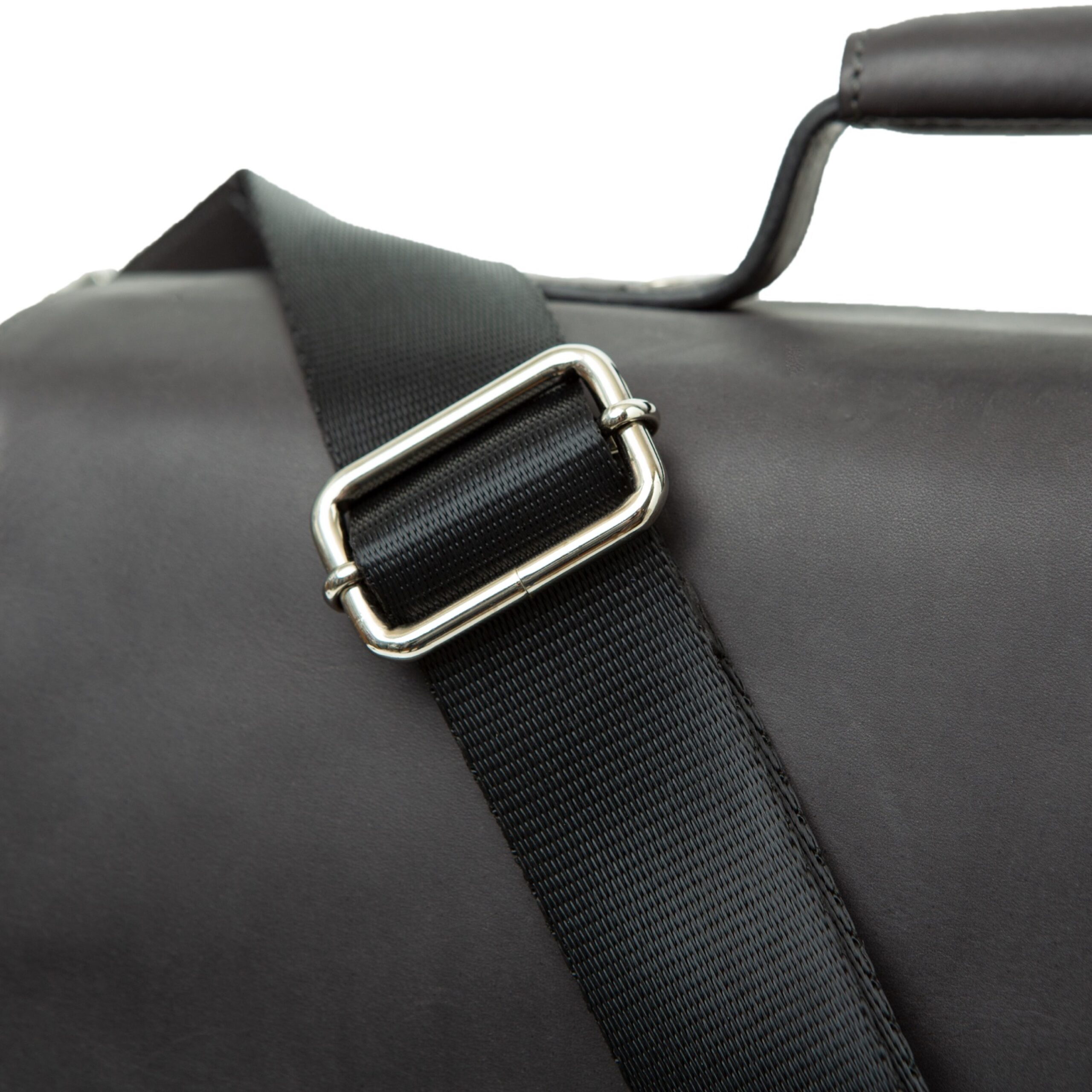 Alumaxx Percent Laptoptasche Leder grau gepolstert