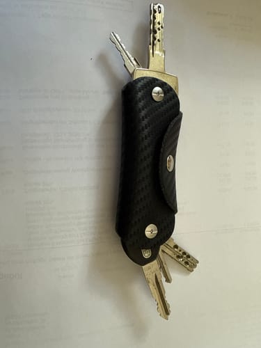 Jaimie Jacobs Key Boy Schlüssel Organizer Leder Black 12 Schl.