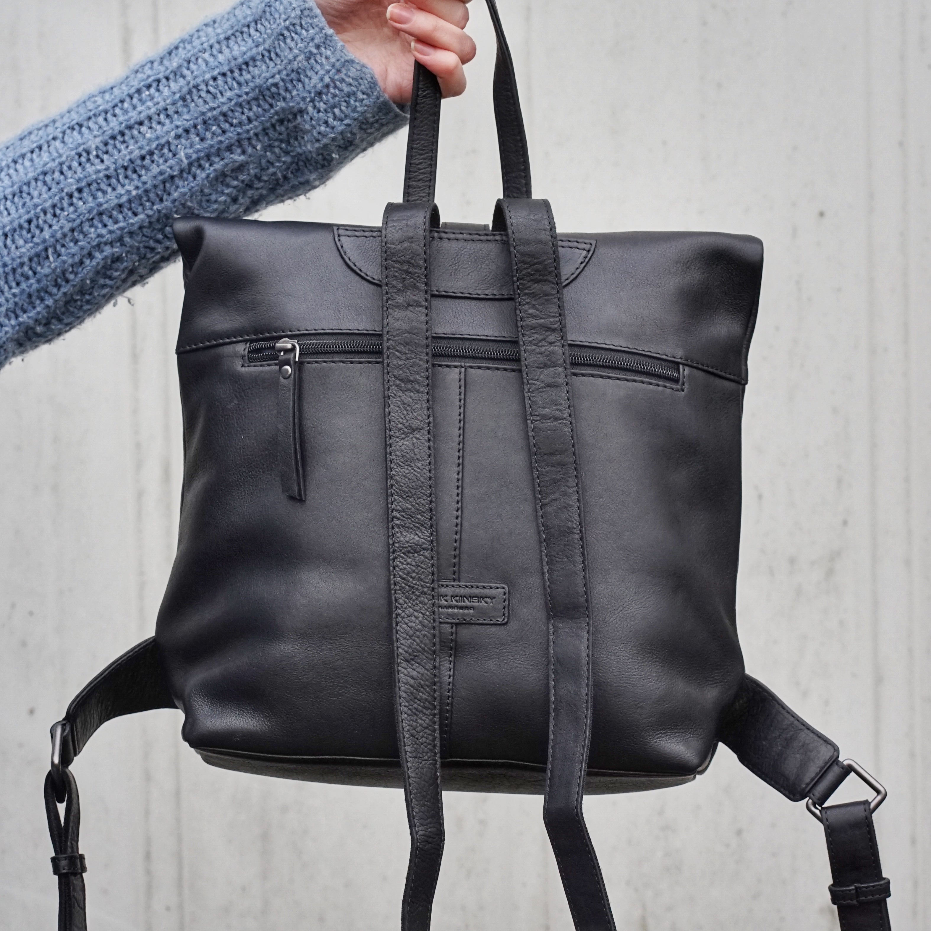 Jack Kinsky Montreal 26N Rucksack Cognac Rindsleder