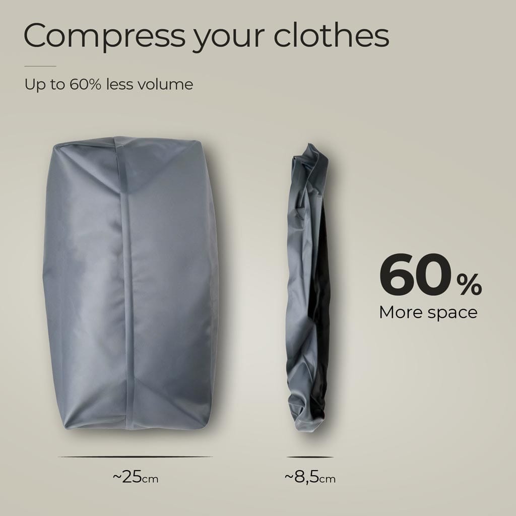 Jaimie Jacobs Backpack Vacuum Bag Vakuumbeutel Nylon komprimierbar