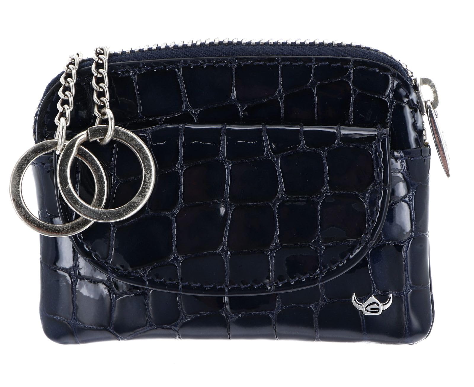Golden Head Cayenne Zipped Key Case Schlüsselmäppchen Nachtblau