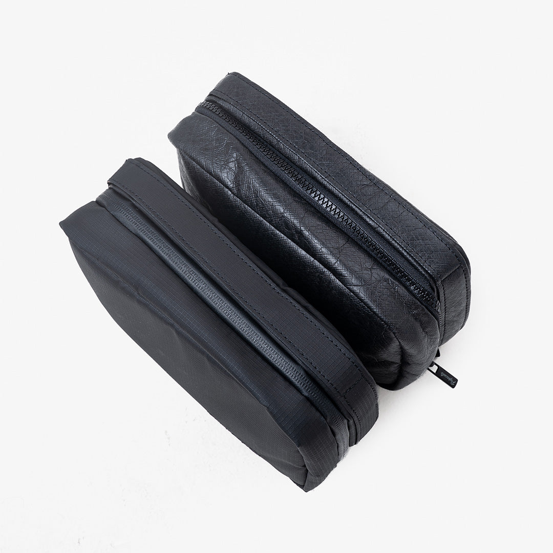 Paprcuts Oslo Organizer Black Ripstop Kulturbeutel 24 cm