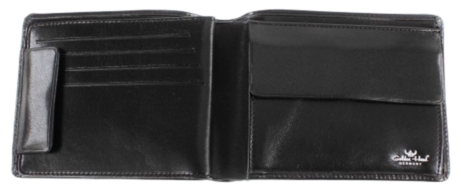 Golden Head Colorado Börse 12 cm Schwarz Rindsleder