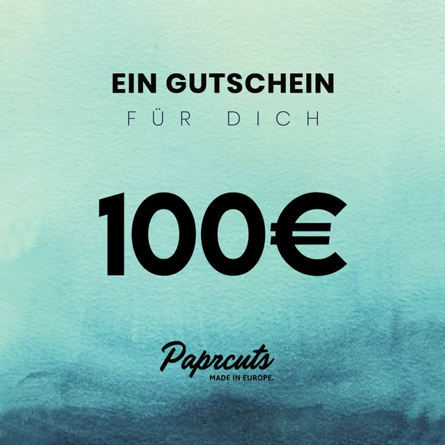 Paprcuts Classic Wallet 100€ E-Gutschein Geschenkgutschein per Mail
