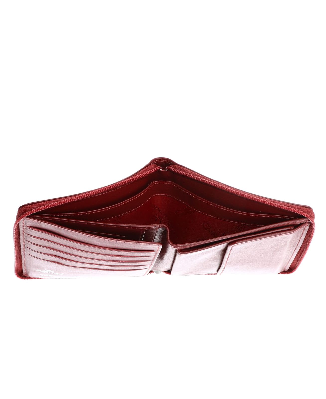 Golden Head Polo Kombischeintasche 3302 Rot RFID Rindsleder