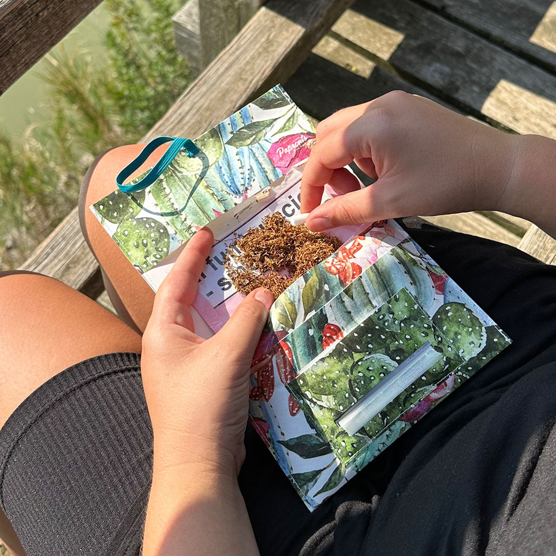 Paprcuts Tabakbeutel Spiky Friends Tabaktasche bunt vegan
